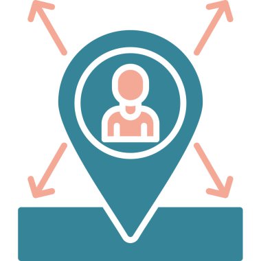 seo modern simgesinin vektör illüstrasyonu