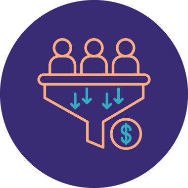 seo modern simgesinin vektör illüstrasyonu