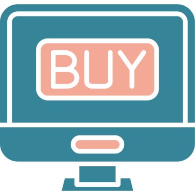 Al. Web simgesi basit illüstrasyon