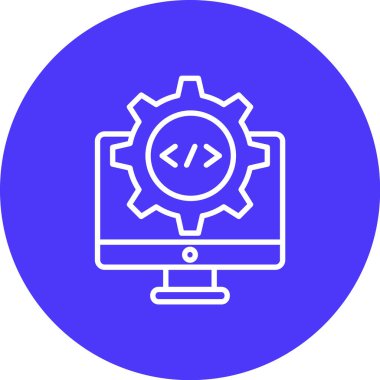 Ayarlama. Web simgesi basit illüstrasyon