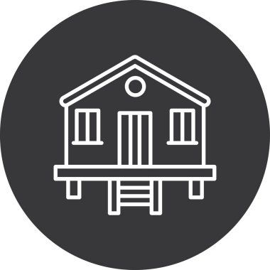 Yapı simgesinin vektör illüstrasyonu