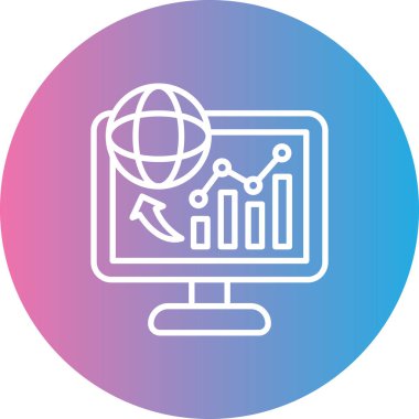 İş simgesinin vektör illüstrasyonu