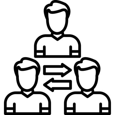 iş takım çalışması grup simgesi