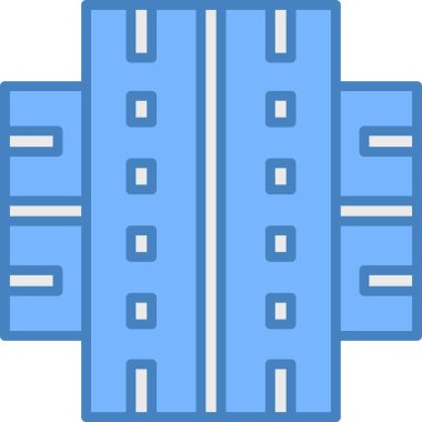 inşaat endüstrisi simgesi - ana hatları biçiminde