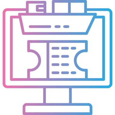 seo modern simgesinin vektör illüstrasyonu