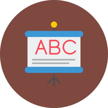 Modern eğitim ikonunun vektör illüstrasyonu