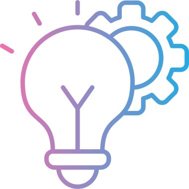 ampul fikri yaratıcılık simgesi