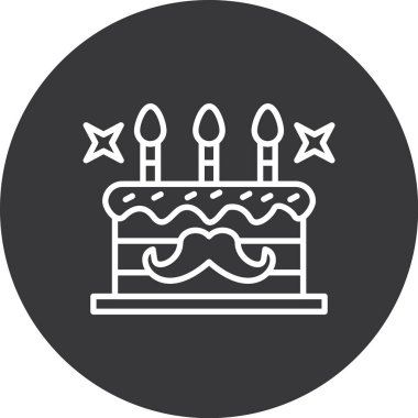 Vektör illüstrasyonu, parti simgesi