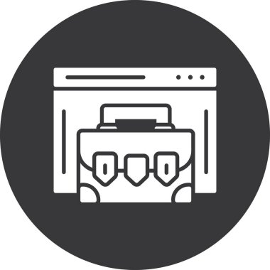 Buzdolabı simgesi. Buzdolabı vektör simgesi web için basit örnek