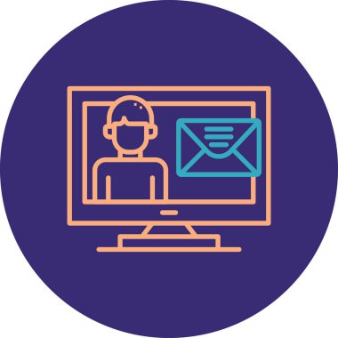 çevrimiçi web simgesi basit tasarımı