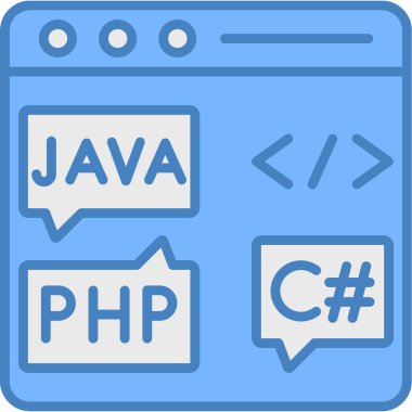 Kodlama geliştirme simgesi