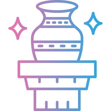 Mum simgesi, vektör illüstrasyonu