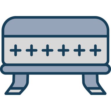 Çizgi film simgesinin vektör çizimi