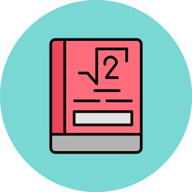 Bir belge simgesinin vektör illüstrasyonu