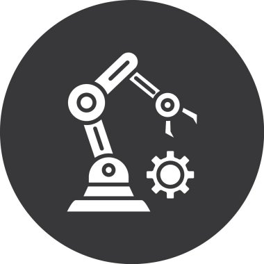 Robot simgesinin vektör illüstrasyonu