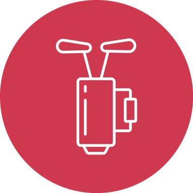 Bisiklet. Web simgesi basit illüstrasyon