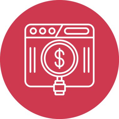 Modern simgenin vektör illüstrasyonu