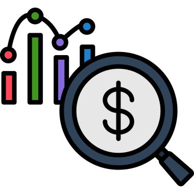 analitik grafik istatistik simgesi