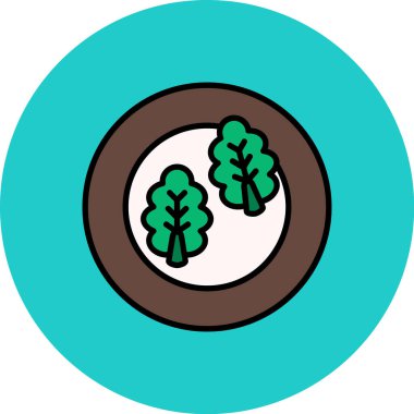 Vektör Ağacı Simgesi illüstrasyonu