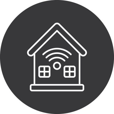 ev vektörü illüstrasyonu modern basit simge