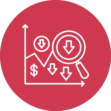 ok grafiği vektör simgesi