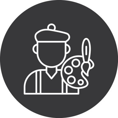 doktor simgesi, vektör illüstrasyonu