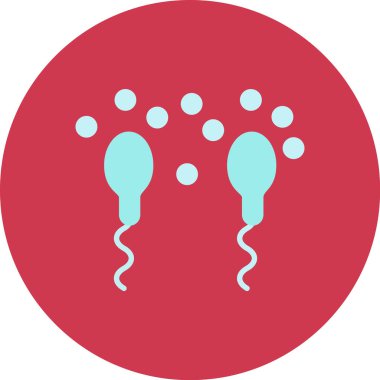 Sperm. Web simgesi basit illüstrasyon