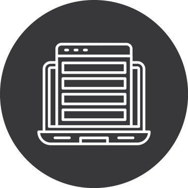 seo modern simgesinin vektör illüstrasyonu