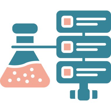 Bir robotun modern tasarımının vektör çizimi