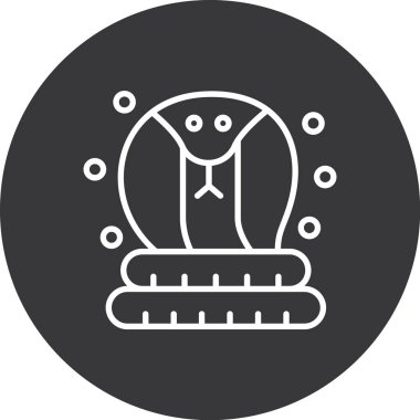 Cadılar Bayramı ikon vektör illüstrasyonu