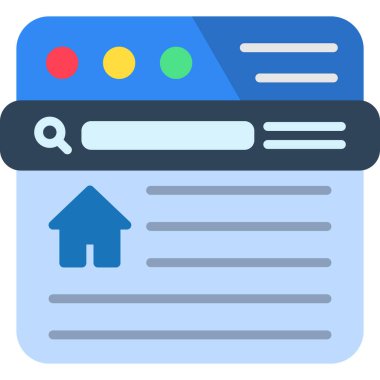 Web arabirimi vektör simgesi