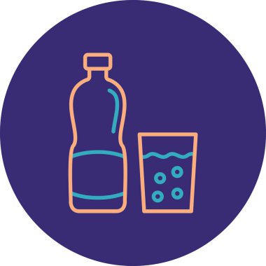 İç bakalım. Web simgesi basit illüstrasyon