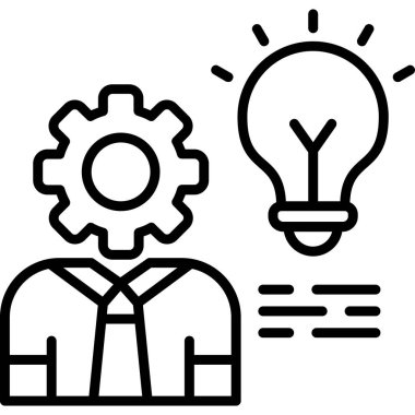 Ampul. Web simgesi basit tasarım