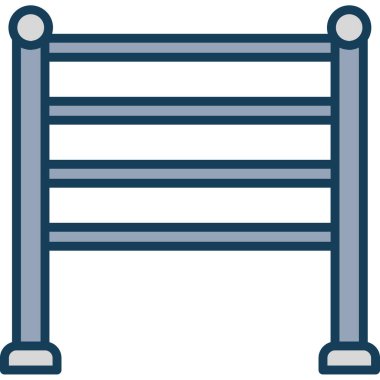 bariyer simgesi vektör illüstrasyonu