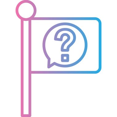 vektör soru işareti simgesi simgesi