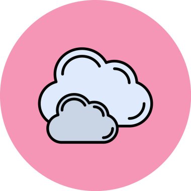 vektör Bulut simgesi illüstrasyonu