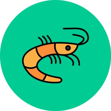 Yengeç simgesinin vektör çizimi