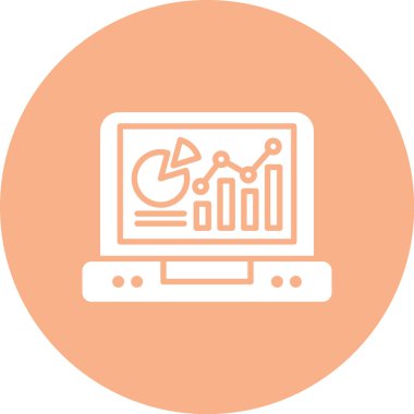 İş ve finans ikonu. vektör illüstrasyonu