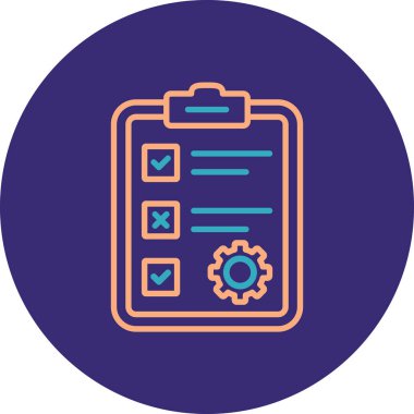 Belge simgesinin vektör illüstrasyonu