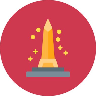 Bir roket simgesinin vektör çizimi