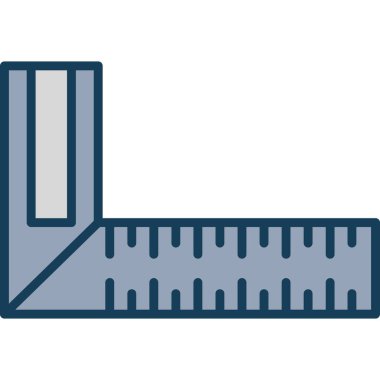 cetvel simgesi çizimi