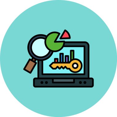 Arama motoru optimizasyon renk vektör çizimi