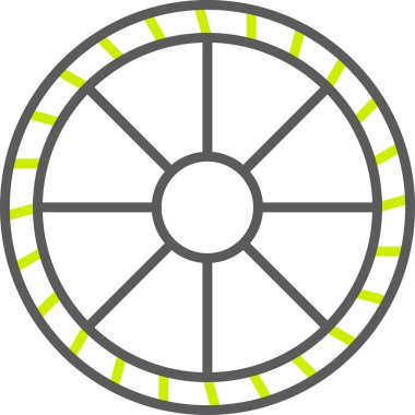 fan simgesi vektör illüstrasyonu