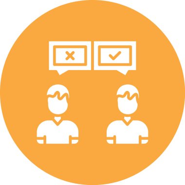 İnsan simgesinin vektör illüstrasyonu