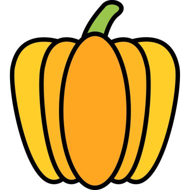kabak ikonu vektör illüstrasyonu
