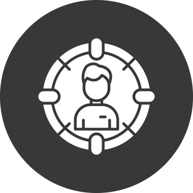 seo modern simgesinin vektör illüstrasyonu