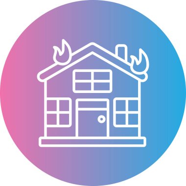 vektör illüstrasyonu, ateş simgesi