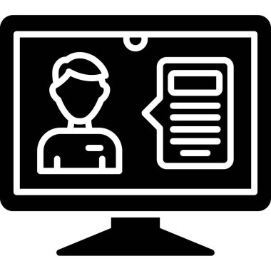 dizüstü bilgisayar simgesi, vektör illüstrasyonu