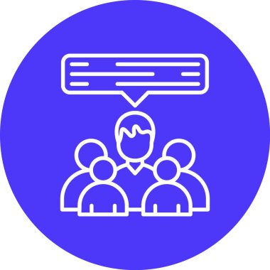 Bir grup insanın vektör çizimi