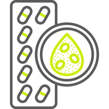 Benzersiz avokado meyve vektör simgesi